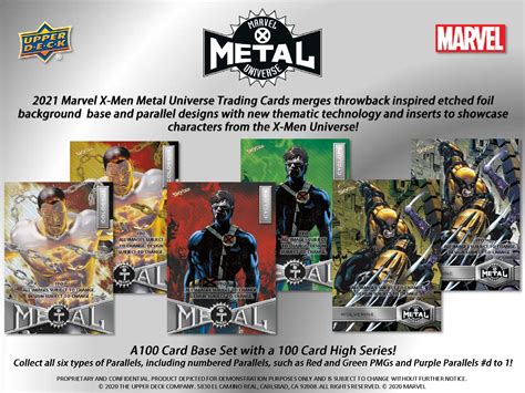 x men metal universe cards